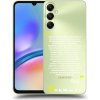 Pouzdro a kryt na mobilní telefon Samsung Picasee silikonové Samsung Galaxy A05s Kazma BUĎTE TROCHU YESMANI čiré