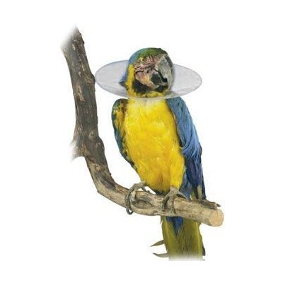 Bird Collar Límec ochranný plastový pro ptáky 14cm