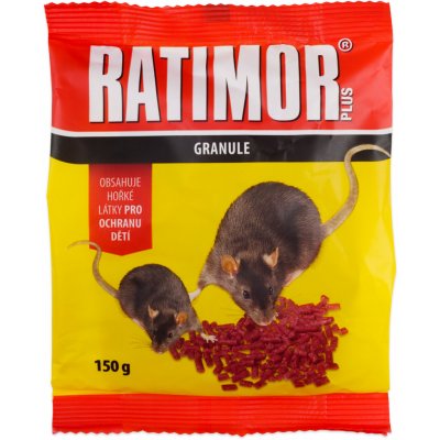 Ratimor granule na myši a potkany 150 g – Hledejceny.cz