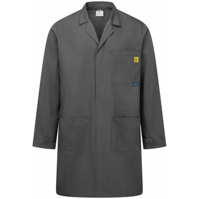 PortWest AS10 ESD antistatický plášť zoom šedá – Zboží Dáma