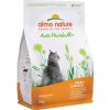 Granule pro kočky Almo Nature Holistic Anti Hairball Kuře a rýže 2 kg