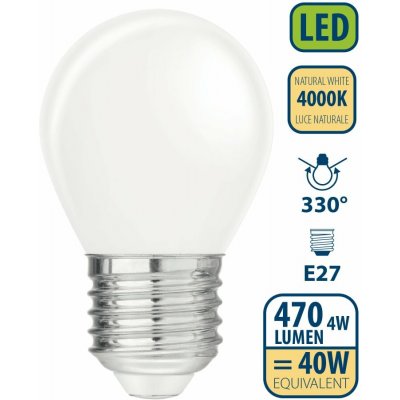 Velamp OPAL FILAMENT žárovka 4W, E27, 4000K – Hledejceny.cz
