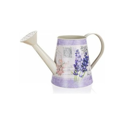 HOME DECOR Konvička plechová LAVENDER 28,5 x 13 x 13,5 cm – Hledejceny.cz
