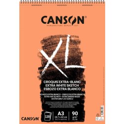 Canson Sp XL Sketch Skicář A3 90 g White