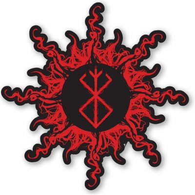 Berserk Samolepka eclipse mark of sacrifice – Zbozi.Blesk.cz