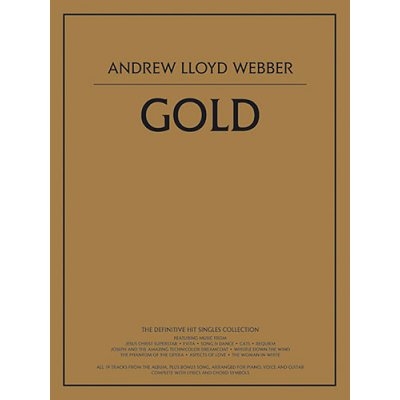 Andrew Lloyd Webber Gold noty, akordy, texty, klavír, kytara, zpěv – Hledejceny.cz