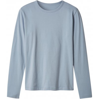 esmara Dámské triko s dlouhými rukávy s BIO bavlnou modrá – Zboží Dáma