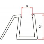 Gelco DRAGON náhradní těsnění spodní, 1000mm NDGD02 – Sleviste.cz