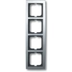 ABB Solo čtyřrámeček chromová matná 1754-0-4107 1724-80 2CKA001754A4107 – Hledejceny.cz