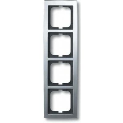 ABB Solo čtyřrámeček chromová matná 1754-0-4107 1724-80 2CKA001754A4107 – Hledejceny.cz
