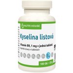 Nutrihouse Vitamín B9 kyselina listová Folacin 100 tablet – Hledejceny.cz