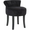 Taburet Atmosphera Židle, taburet, stolička, stolička s opěradlem černá