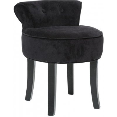 Atmosphera Židle, taburet, stolička, stolička s opěradlem černá – Zboží Mobilmania