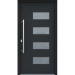 ARON vchodové dveře 3121-2 antracit 100 x 210 cm L – Hledejceny.cz