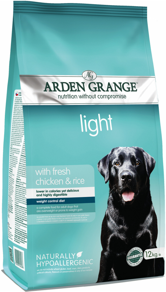 Arden Grange Dog Adult Light with fresh Chicken & Rice 12 kg