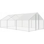 Strend Pro Venkovní výběh pro drůbež voliéra klec se střechou 3 x 6 x 2 m – Sleviste.cz