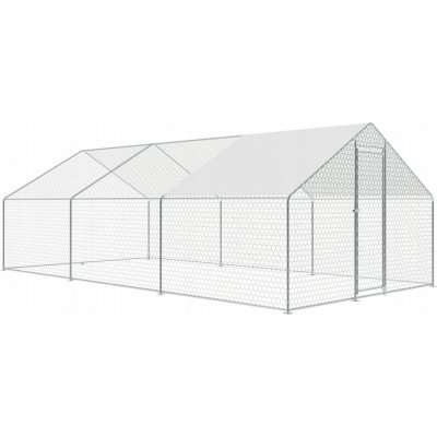 Strend Pro Venkovní výběh pro drůbež voliéra klec se střechou 3 x 6 x 2 m – Sleviste.cz