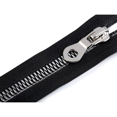Kostěný zip šíře 8 mm délka 70 cm - 322 černá – Hledejceny.cz