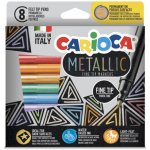 Carioca Metallic voskovky trojhranné 8 ks – Hledejceny.cz