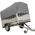 UNITRAILER GARDEN 230 KIPP s pletivovými bočnicemi, rámem H-800 a šedým krytem – Sleviste.cz
