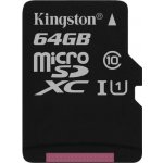 Kingston microSDXC 64 GB SDCG3/64GB – Zboží Živě