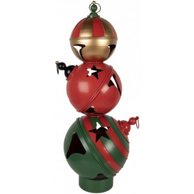 Clayre & Eef Vánoční dekorace věž z rolniček - 31*30*88 cm – Hledejceny.cz