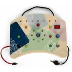 small foot Motorická deska s LED světly a vypínači – Zboží Mobilmania