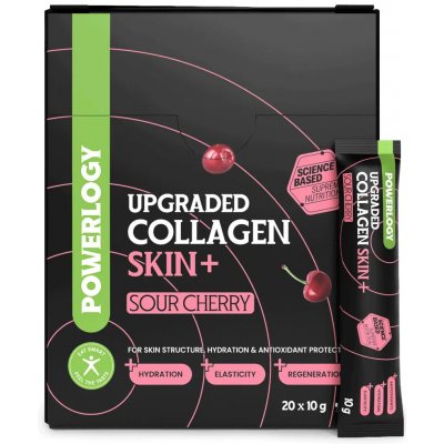 Powerlogy Upgraded Collagen Skin+ 20 x 10 g – Hledejceny.cz