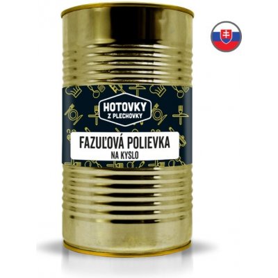 Hotovky z plechovky Fazolová polévka na kyselo 1,2 l – Sleviste.cz