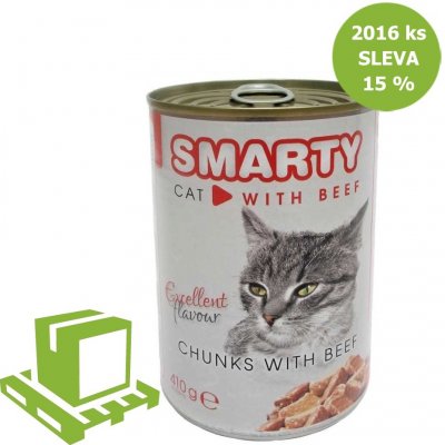 Smarty chunks Cat hovězí 410 g