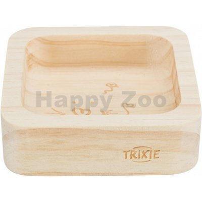 Trixie miska pro hlodavce dřevěná čtvercová 11 x 11 cm 190 ml – Hledejceny.cz