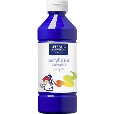 Lefranc & Bourgeois umělecká barva akrylová pro děti tmavě modrá 500 ml – Hledejceny.cz