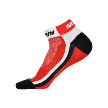 Silvini kotníčkové ponožky PLIMA UA622 red