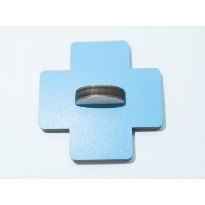 BusyKids Náhradní díl k Activity board domečku vkládačka modrý křížek – Hledejceny.cz