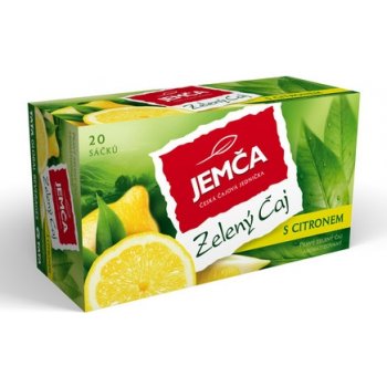 Jemča zelený čaj s citronem 20 x 1,5 g