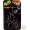 Rybářská karabinka a obratlík Fox Obratlík s kroužkem Flexi Ring Swivel vel.10