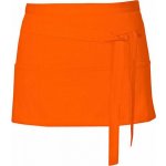 Link Kitchen Wear Krátká barmanská zástěra se třEma předníma kapsama Orange Pantone 1655 X983 – Hledejceny.cz