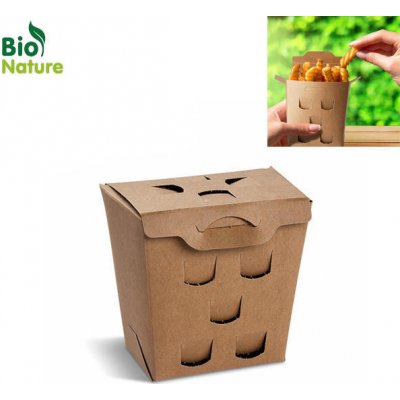 Box na hranolky PAP FSC Mix nepromastitelný kraft `150 g` 48520 – Zboží Mobilmania