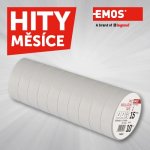 Emos F61511 páska izolační PVC 15 mm x 10 m bílá – Zboží Dáma