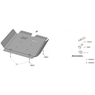 Kryt pod převodovku TOYOTA HILUX Platform/Chassis (_N1_, _N2_) - Plech - – Hledejceny.cz