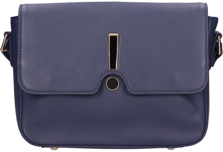 Lagen dámská kožená crossbody kabelka modrá BLC-22/2063 BLUE