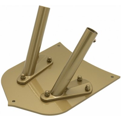 Držák na vlajku - zlatý ERB - Dvouramenný – Zbozi.Blesk.cz