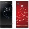 Pouzdro a kryt na mobilní telefon Sony Pouzdro mmCase gelové Sony Xperia XA1 Plus - kreslený vánoční stromek