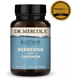 Dr. Mercola Biothin Berberine s Chrómem, 30 kapslí