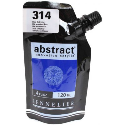Sennelier Akrylová barva Abstract 120 ml Ultramarine Blue 314 tmavě modrá – Sleviste.cz