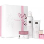 Rituals The Ritual of Sakura sprchová pěna 200 ml + tělový peeling 125 g + tělový krém 100 ml + svíčka 140 g dárková sada – Zboží Dáma