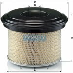 MANN C 27 585/3 vzduchový filtr – Hledejceny.cz