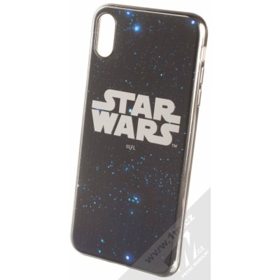 Pouzdro Star Wars Luxury Chrome 003 iPhone XS Max stříbrné