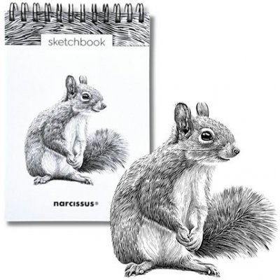 Skicovací notes A6 SP 60l čistý Veverka – Zboží Dáma