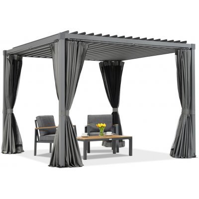 Garden Point Zahradní pergola Madera Premium 3x4m antracitová – Zboží Dáma